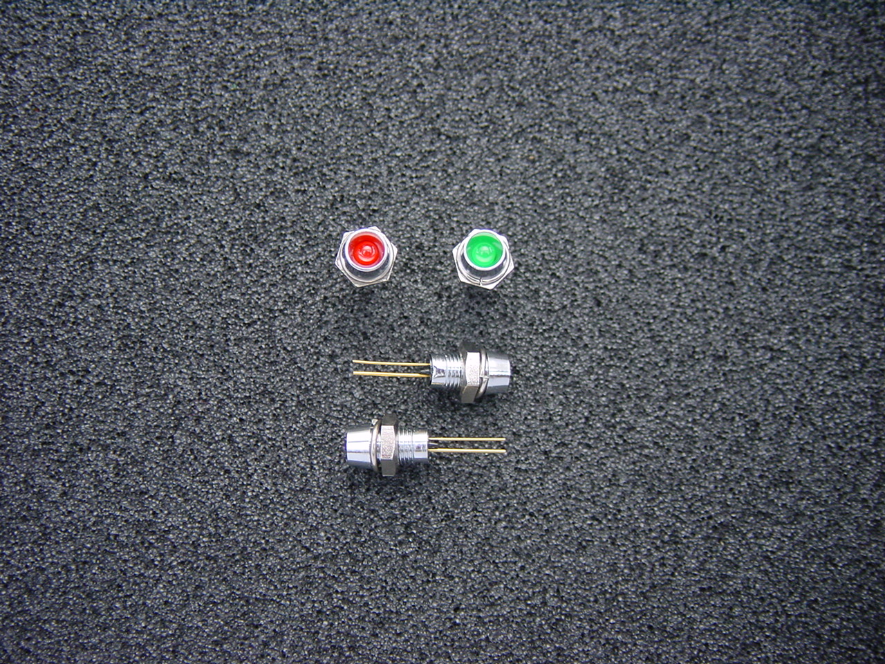 LED 3mm Grön Kapslad